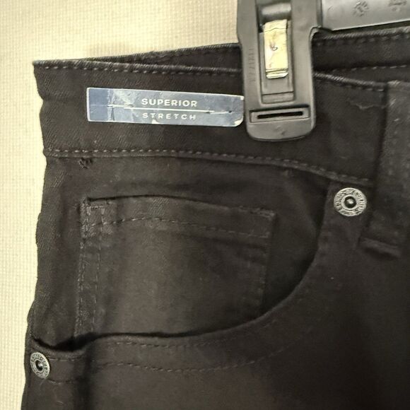 BKE Buckle Tyler Straight Jeans 38x34 Black Mens Stretch Premium Cotton Denim - Picture 4 of 9